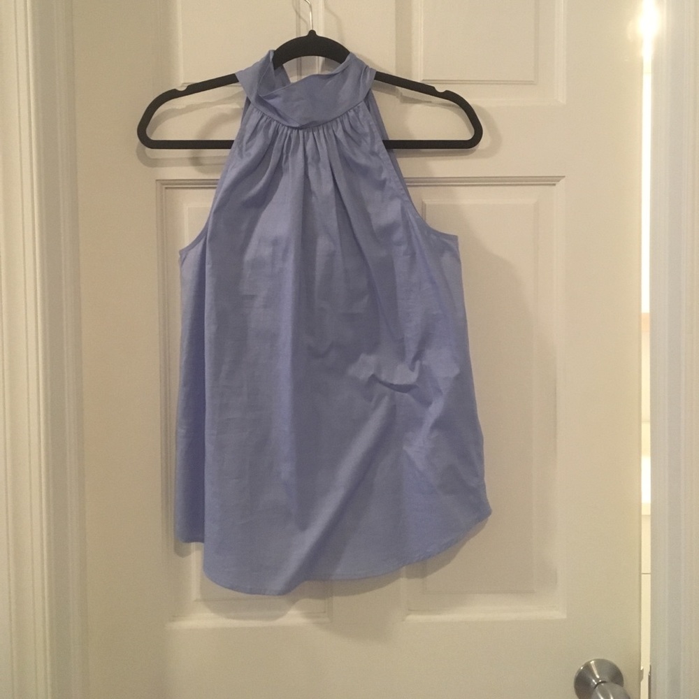 J crew tie neck halter top